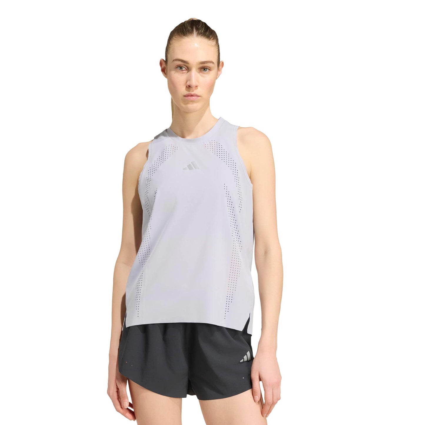 adidas adi365 Aspyre Laufshirt Damen - hellgrau