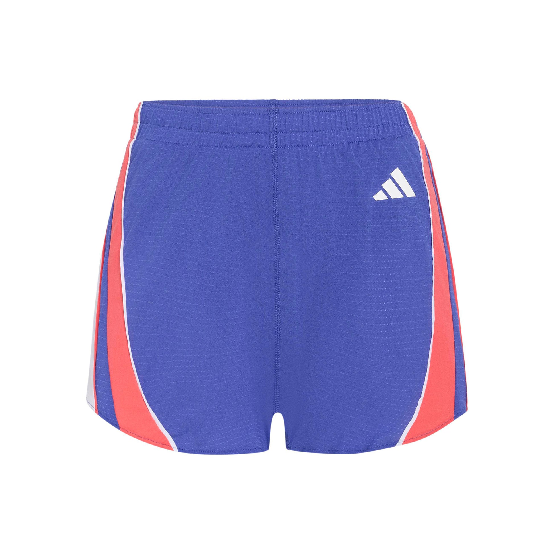 adidas adizero Archive Laufshorts Damen - blau, rot