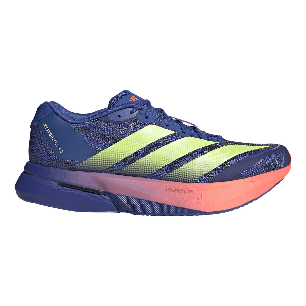 adidas adizero Boston 13 Berlin Wettkampfschuh Herren - blau, gelb