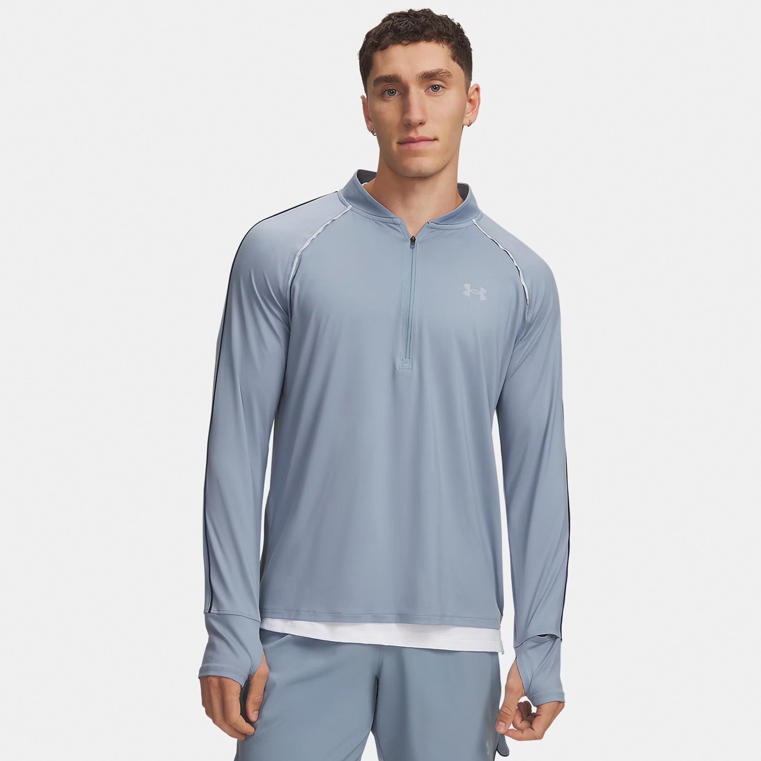 Under Armour Velociti Half Zip  Laufshirt Herren - blau