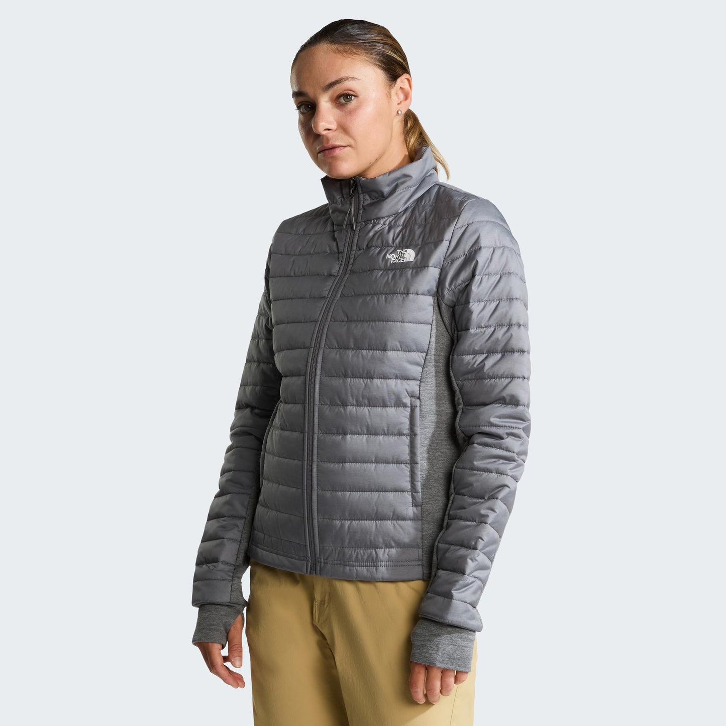 The North Face Canyonlands Hybrid Laufjacke Damen - grau
