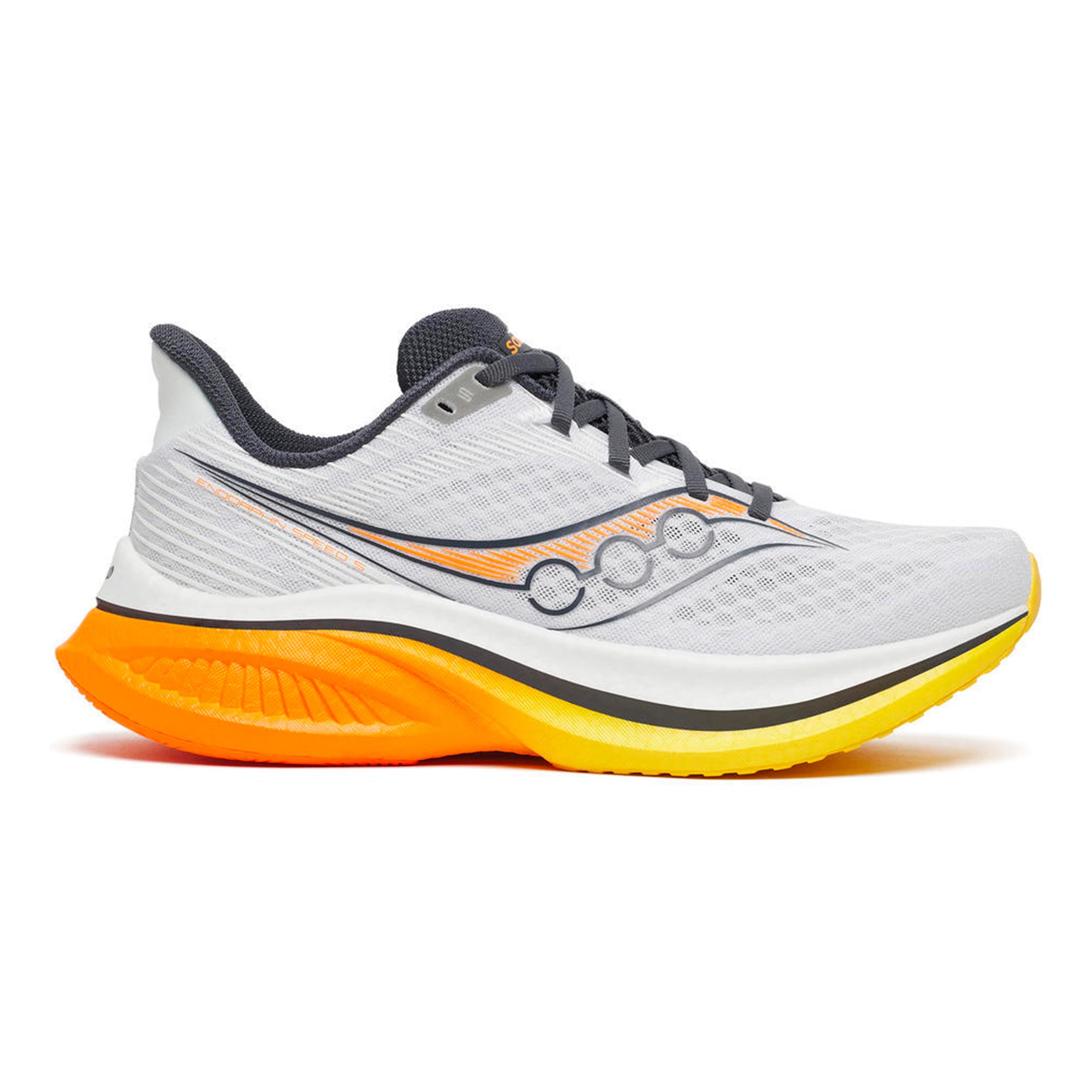 Saucony Endorphin Speed 5 Wettkampfschuh Herren - weiß, orange