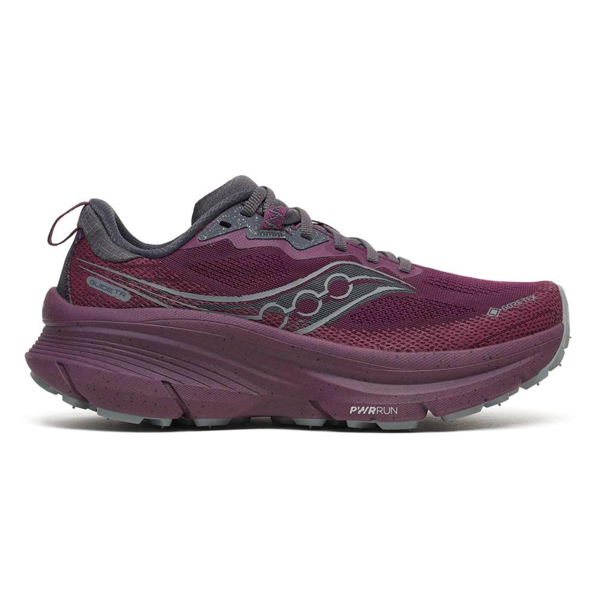 Saucony Guide TR GTX Trailschuh Damen - weinrot, grau