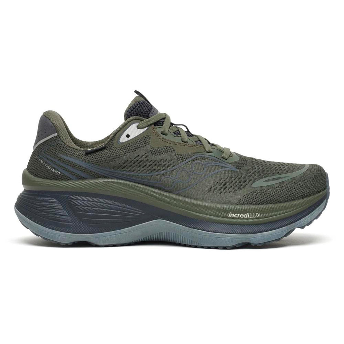 Saucony Hurricane 26 GTX Stabilitätsschuh Herren - oliv, grau