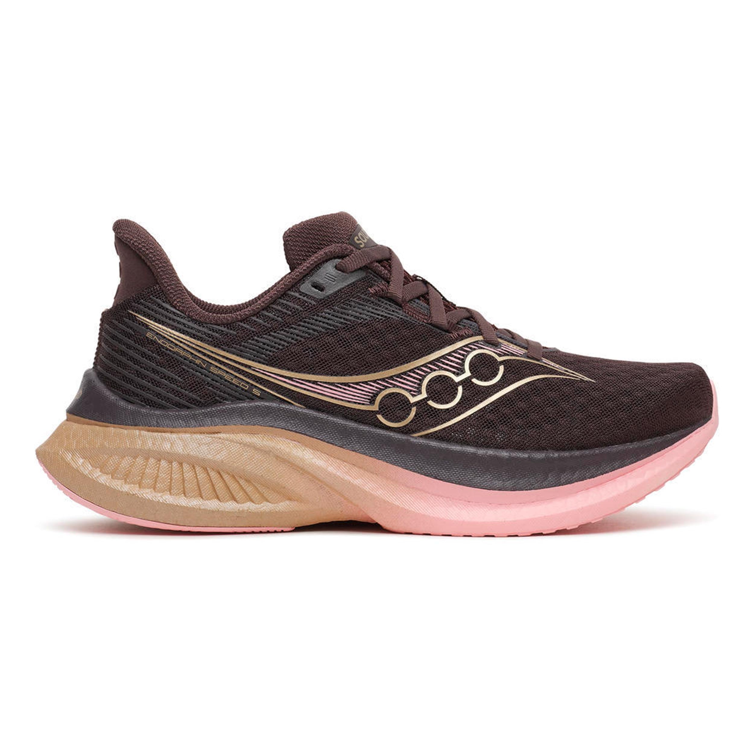 Saucony Endorphin Speed 5 Wettkampfschuh Damen - mauve, rosa