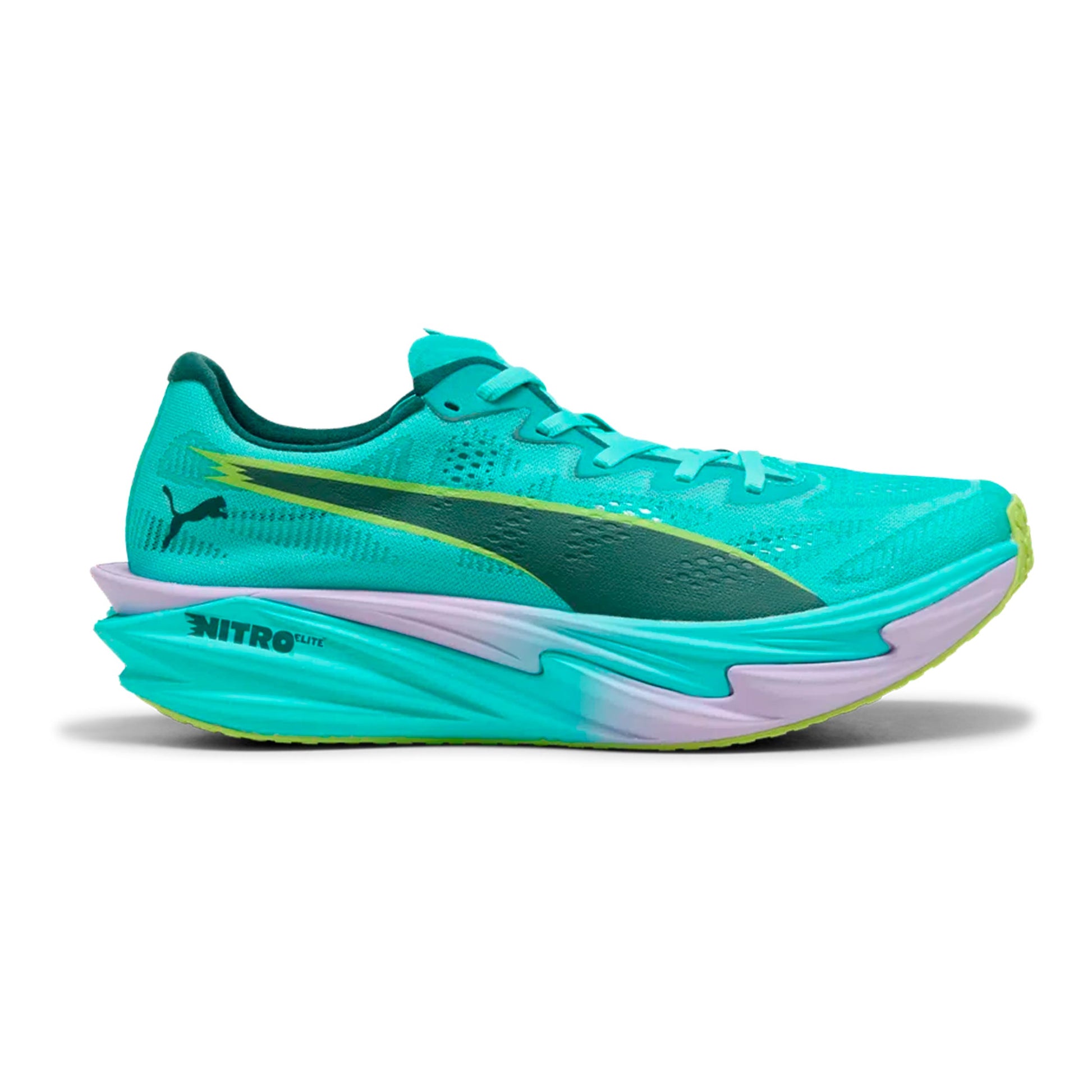Puma Deviate Nitro Elite 4 HYROX Wettkampfschuh Herren - türkis, flieder