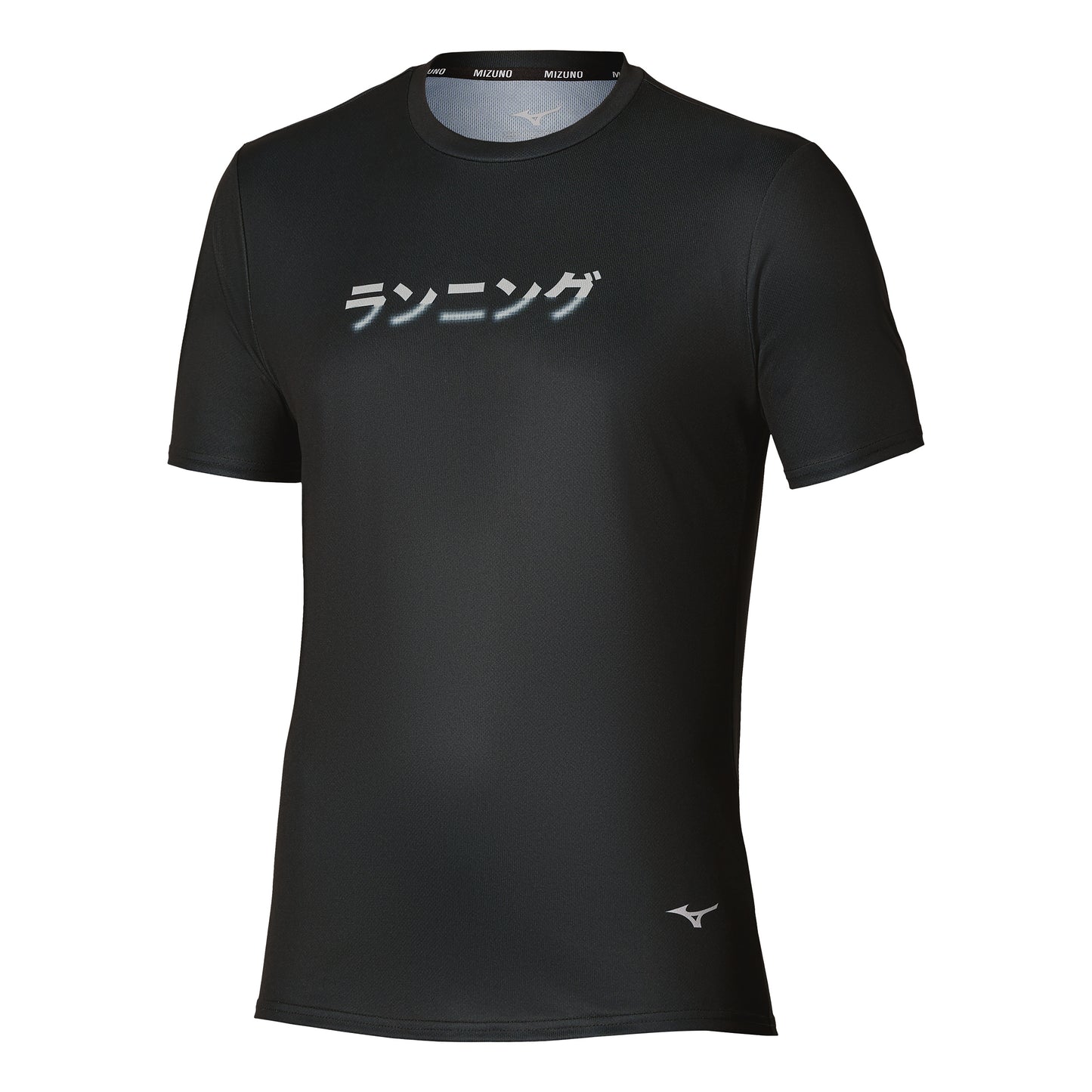 Mizuno Core Graphic Laufshirt Herren - schwarz