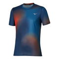 Core Graphic Laufshirt Herren - orange, blau