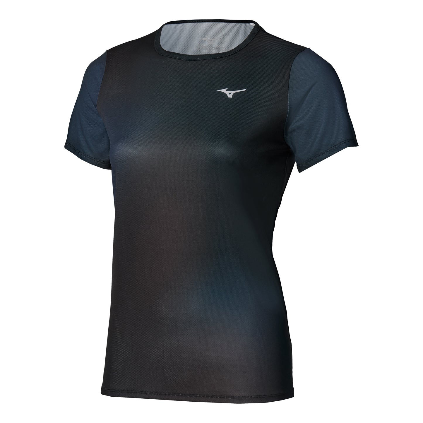 Mizuno Core Graphic Laufshirt Damen - schwarz, blau