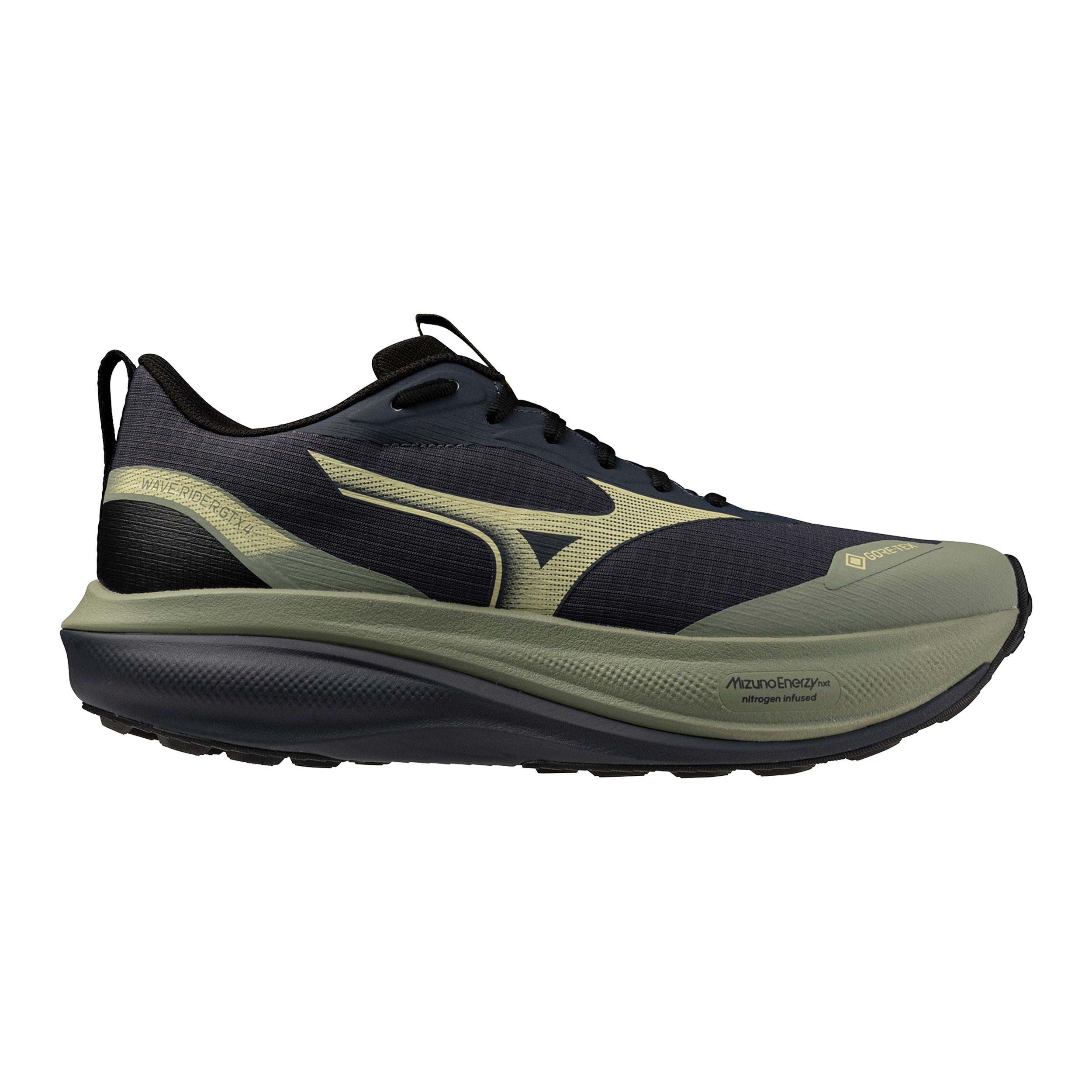 Mizuno Wave Rider GTX 4  Trailschuh Herren - salbei, dunkelblau