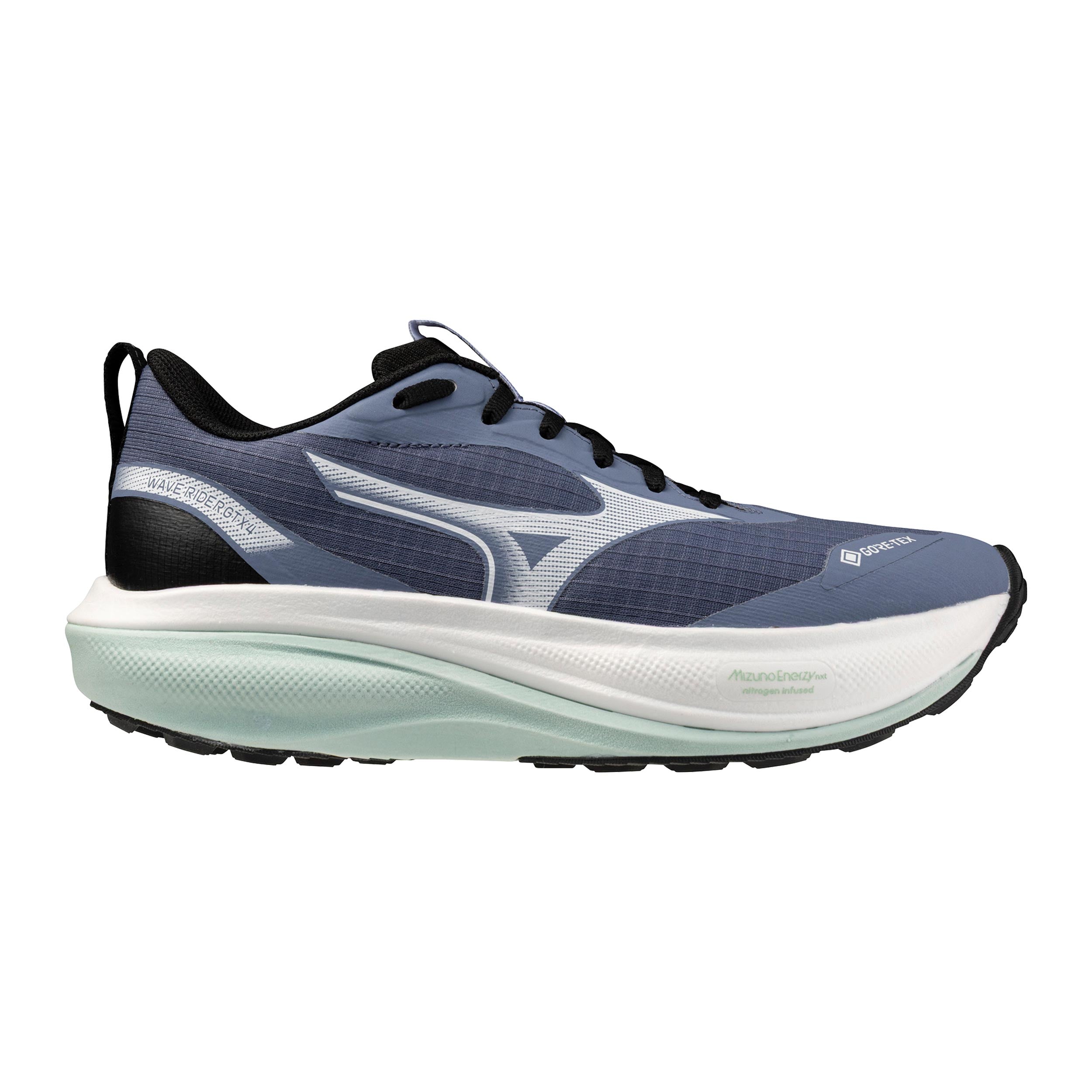 Mizuno Wave Rider GTX 4  Trailschuh Damen - blaugrau, mint