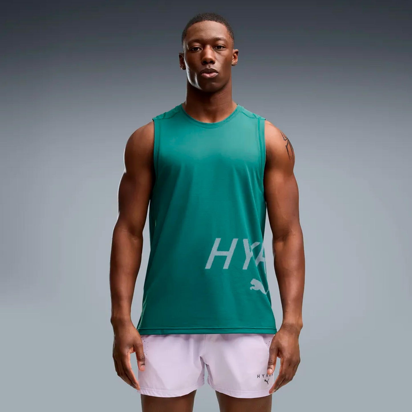 Puma HYROX PWRMODE Training  Laufshirt Herren - grün