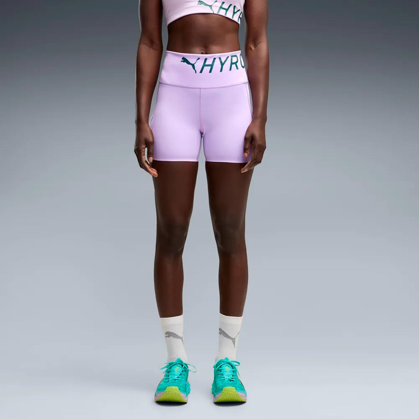 Puma HYROX PWRMODE 4in   Lauftight Damen - flieder