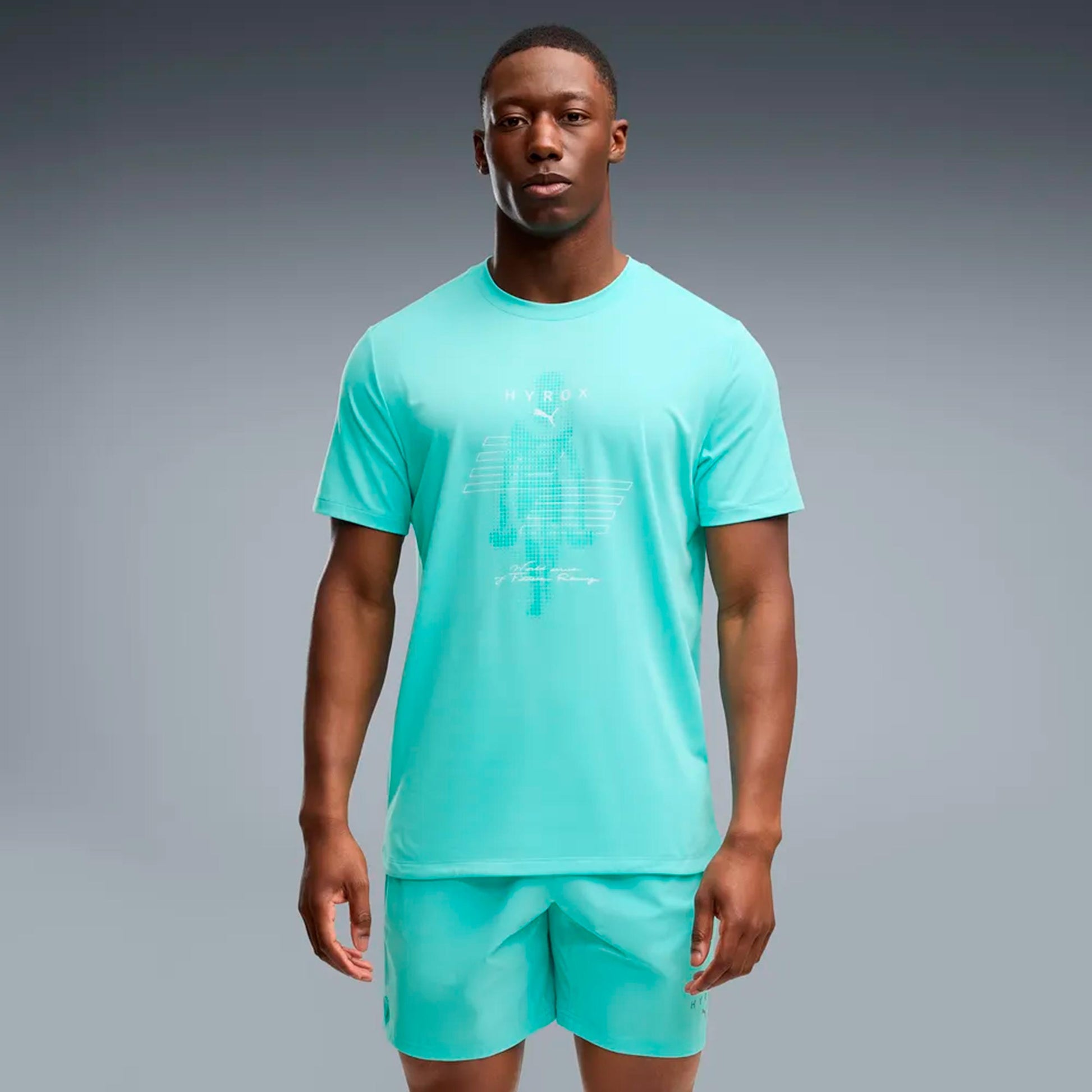 Puma HYROX Cloudspun Thermoadapt  Laufshirt Herren - mint