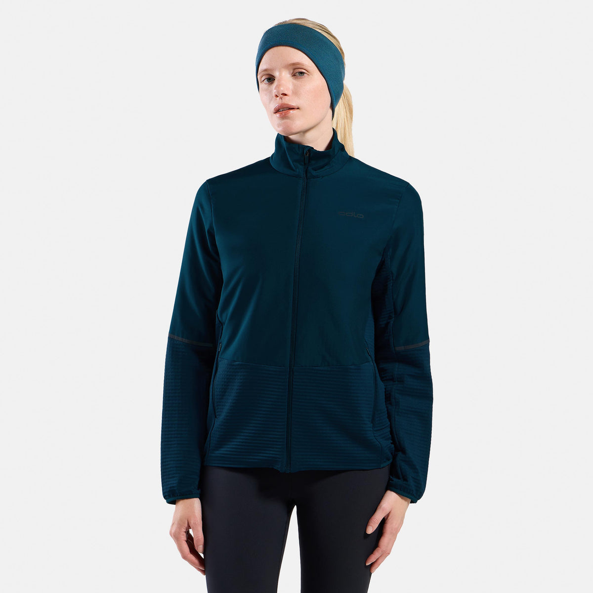 Odlo Essential Insulator Hybrid  Laufjacke Damen - petrol