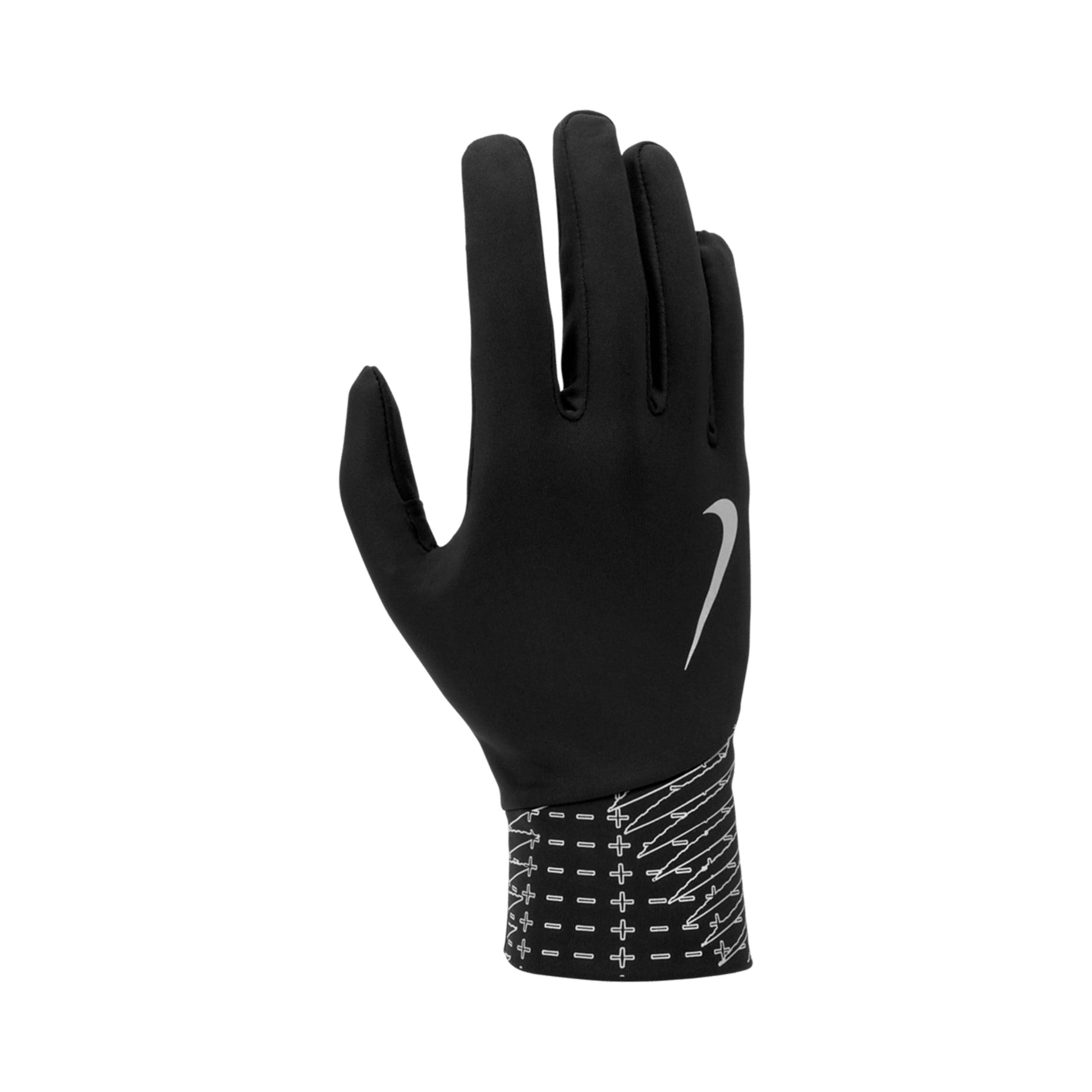 Pacer Lightweight Reflective Laufhandschuhe Herren - schwarz, silber