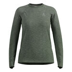 Odlo Bekleidung Odlo Essential Seamless Crew Neck Longsleeve Damen-oliv