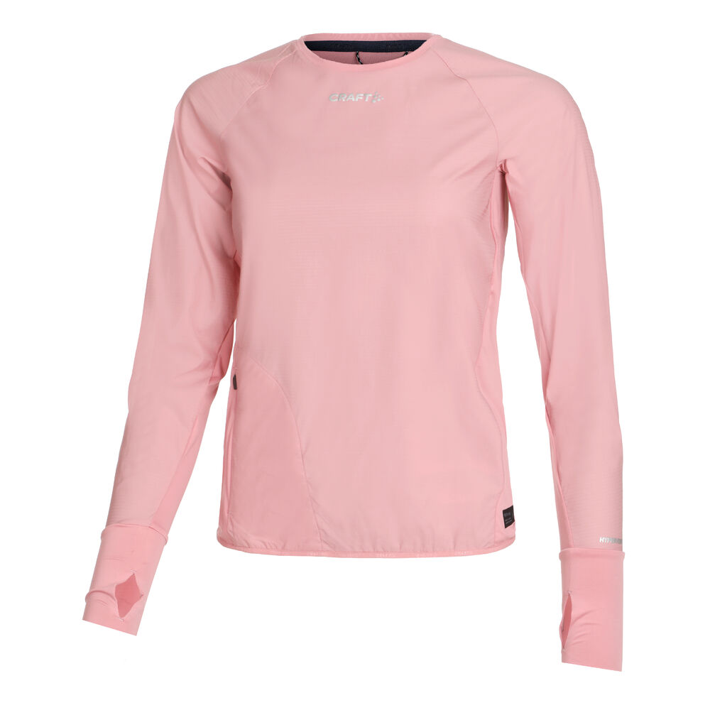 Craft Pro Hypervent Wind Top Lauftop Damen - Rosa, Größe L