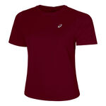 ASICS Bekleidung ASICS Core Laufshirt Damen-dunkelrot