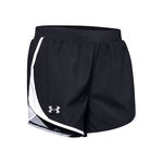 Under Armour Bekleidung Under Armour Fly-By 2.0 Shorts Damen-Schwarz,Wei&szlig;