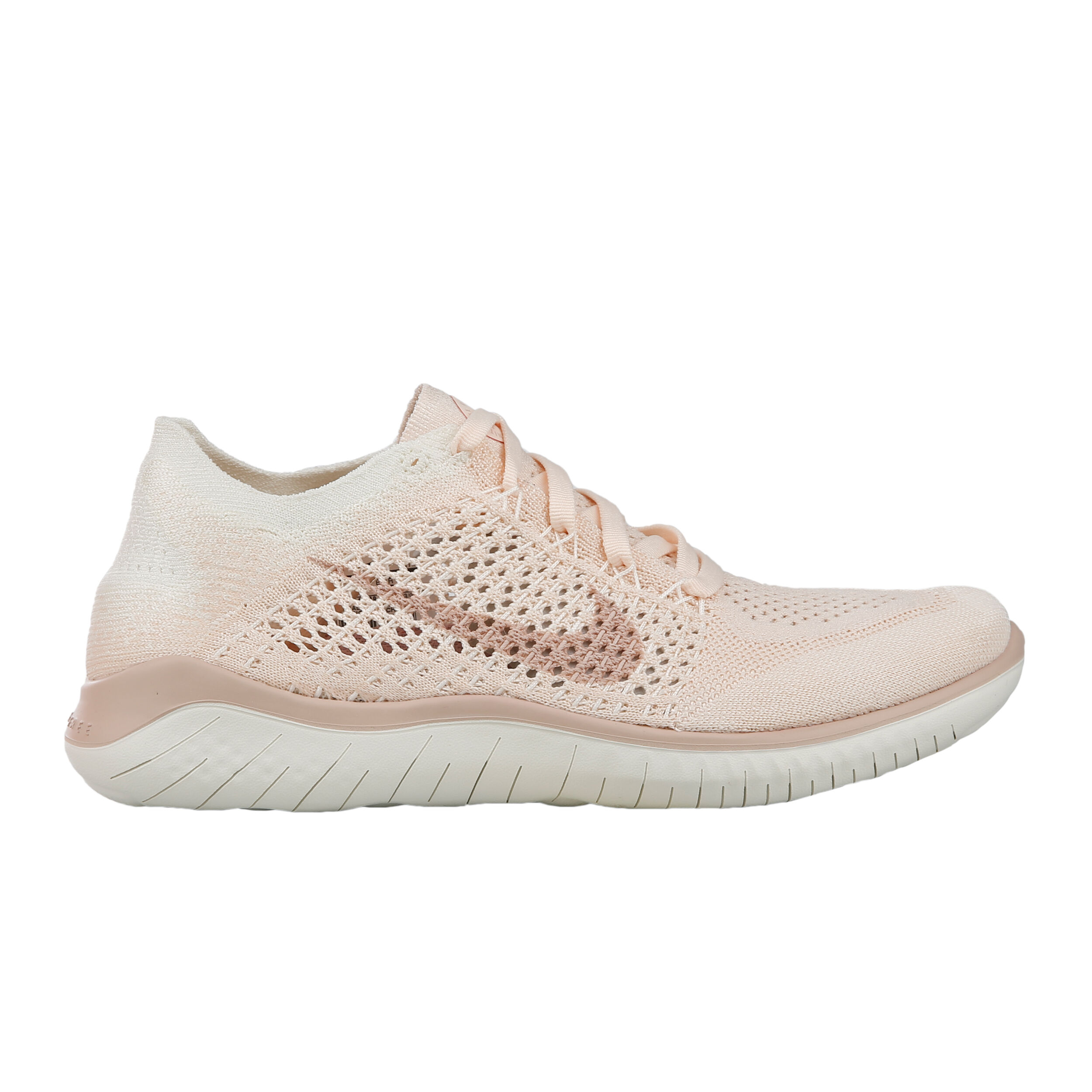 Nike Free Run Flyknit 2018 Natural Running Schuh Damen Creme Rosa online kaufen Running Point AT