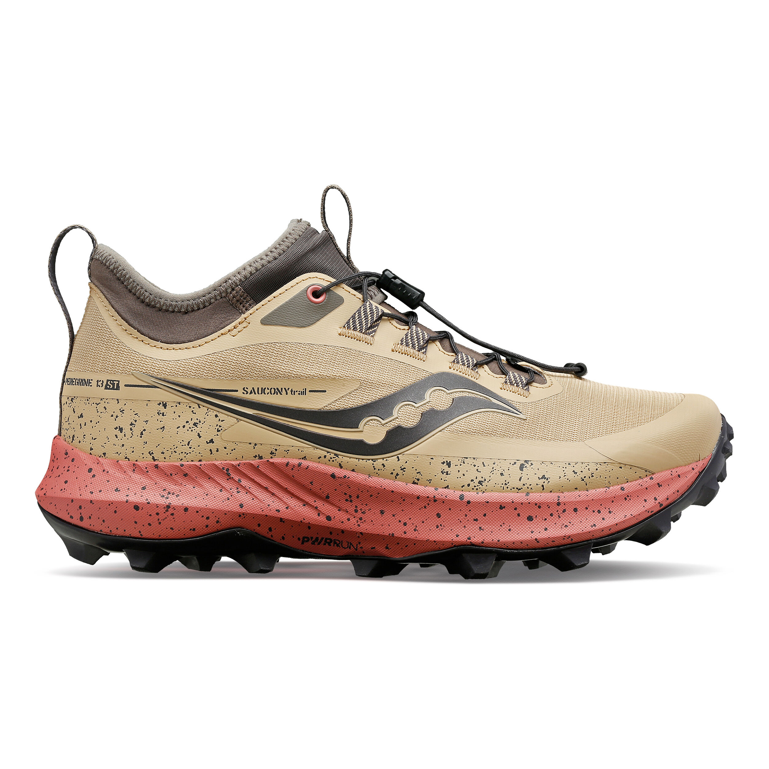 Saucony Peregrine 13 ST Trailschuh Damen Braun Rot online kaufen Running Point AT