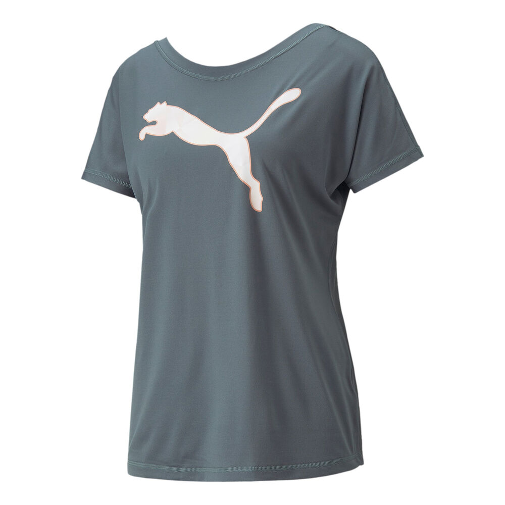 Puma Train Favorite Jersey Cat T-Shirt Damen - Grau, Größe S