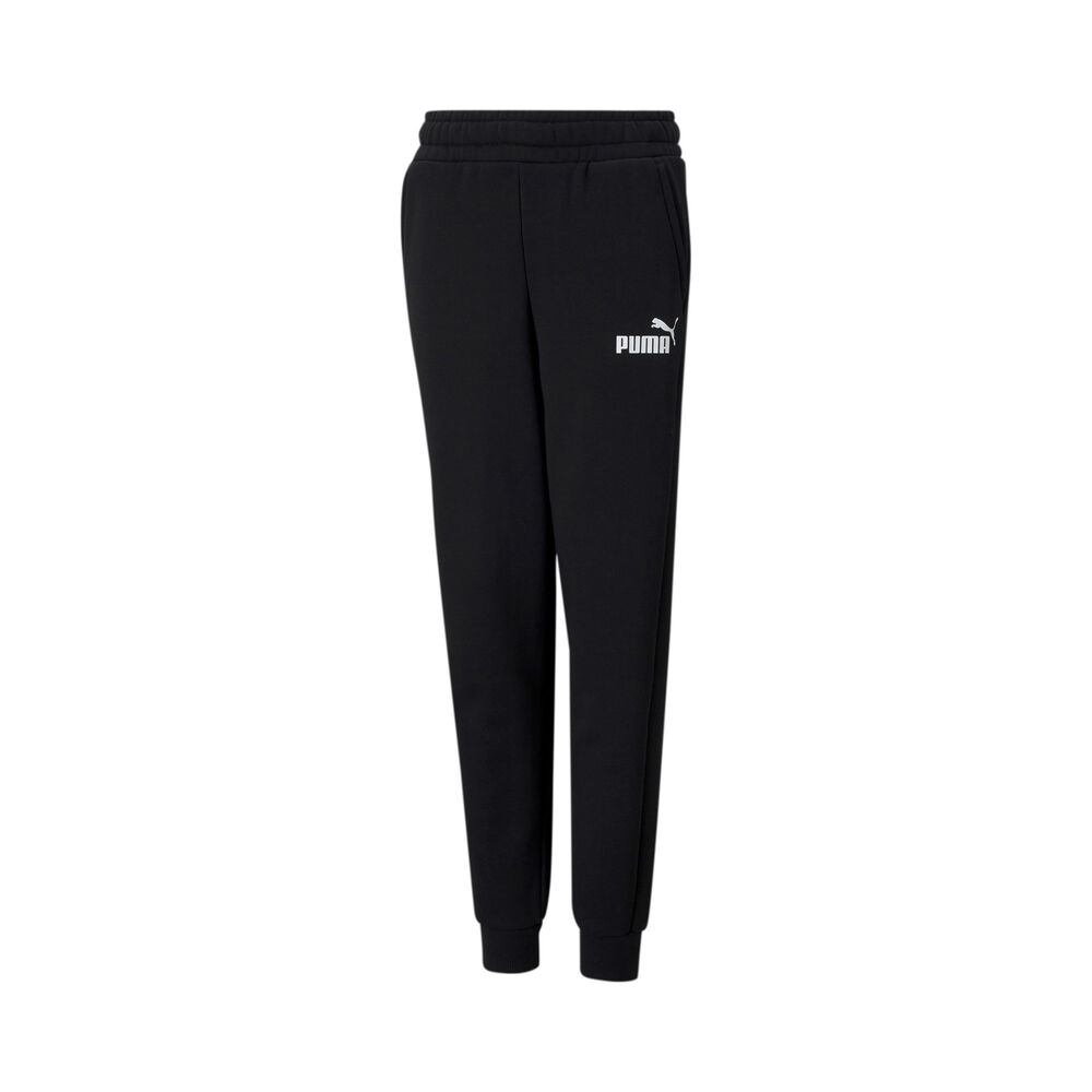 Puma Essential Logo Trainingshose Kinder - Schwarz, Größe XXL