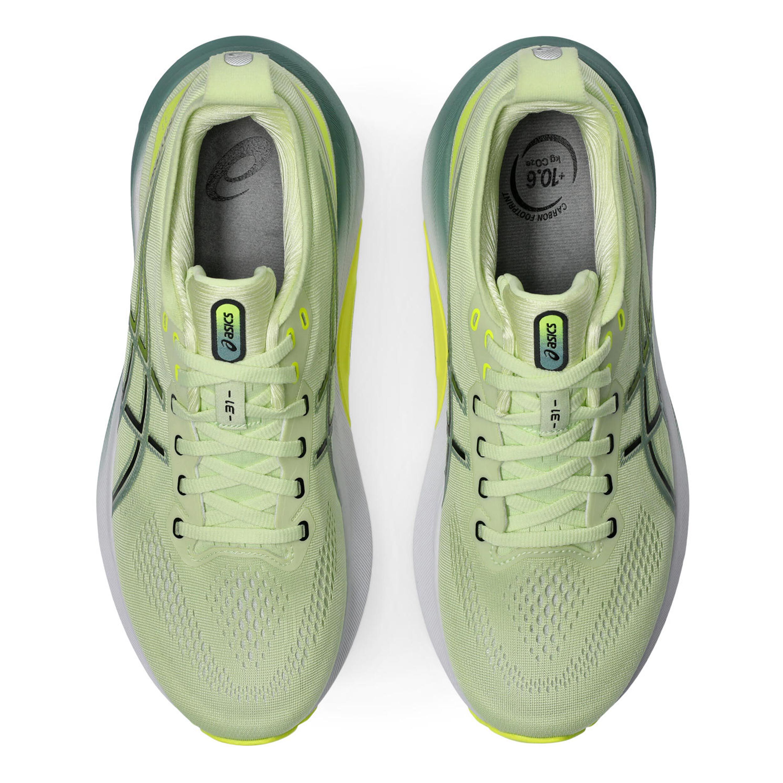 ASICS Gel Kayano 31 Stabilitatsschuh Herren Grun WeiB online kaufen Running Point AT