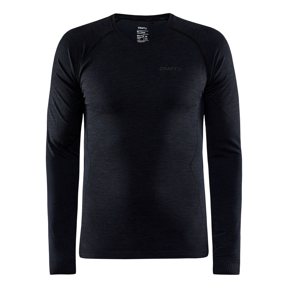 Craft Core Dry Active Comfort Longsleeve Herren - Schwarz, Größe S