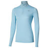 Core Impulse Half Zip Laufshirt Damen-hellblau