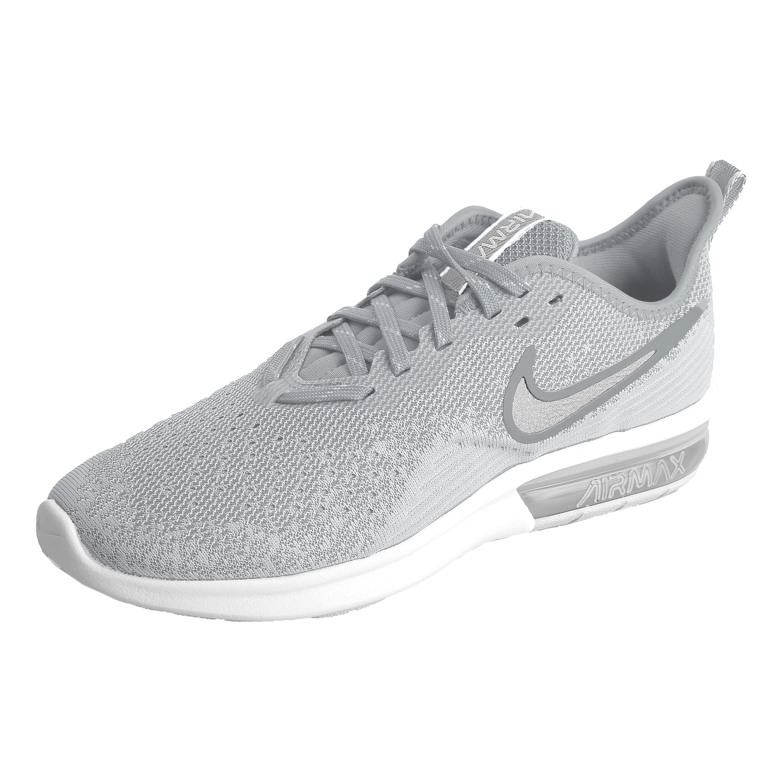 Nike Air Max Sequent 4 Neutralschuh Herren Hellgrau WeiB online kaufen Running Point AT
