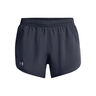 Fly By 3in Laufshorts Damen-Grau