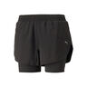 Run Favorite Woven 2in1 3in Laufshorts Damen-Schwarz