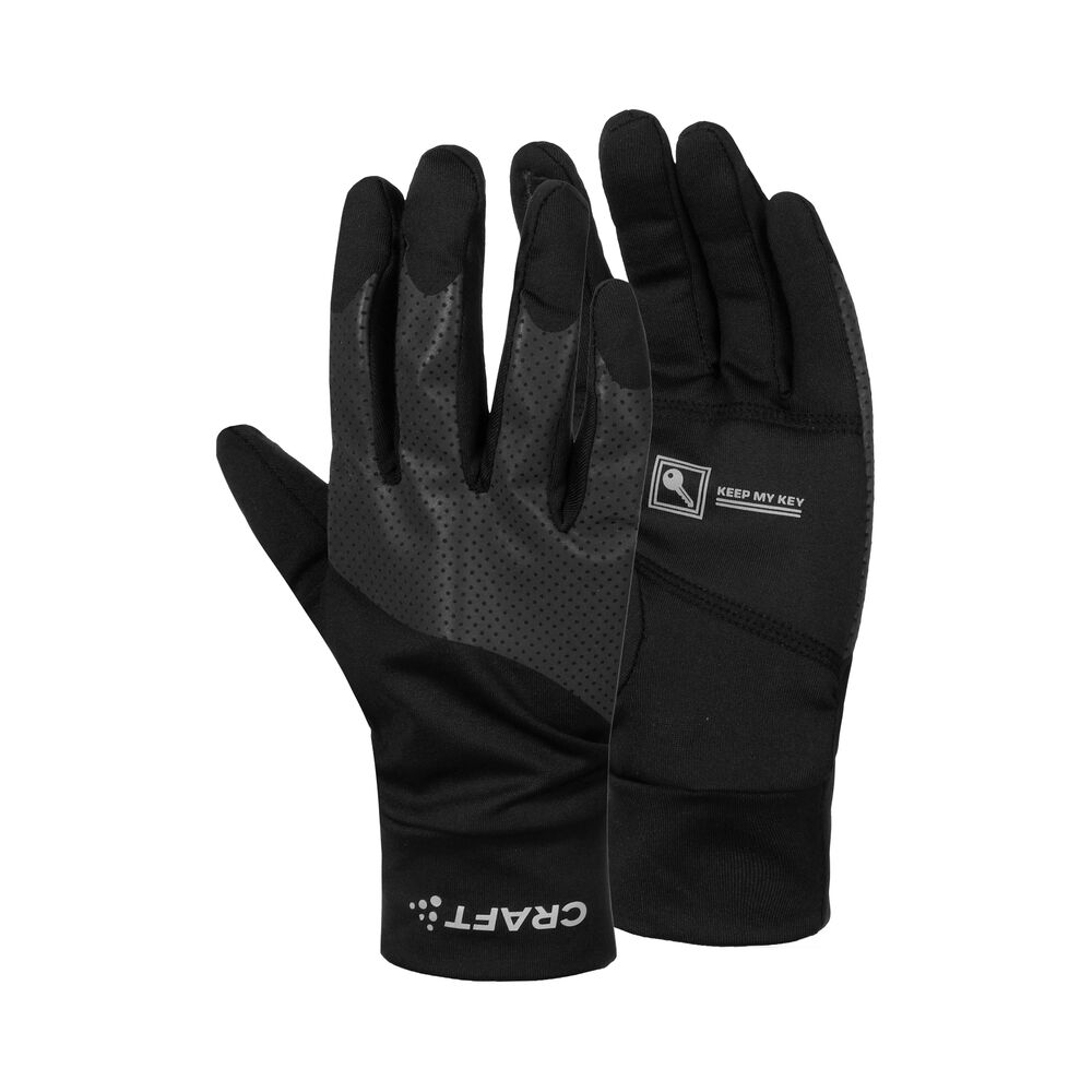 Craft ADV Lumen Fleece Glove Handschuhe - Schwarz, Größe S