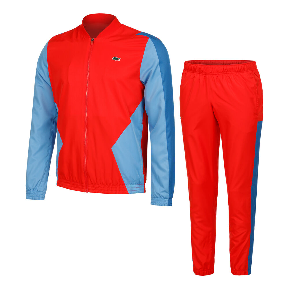 Lacoste Trainingsanzug Herren - Rot, Blau, Größe M