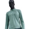 Pacer Half-Zip Longsleeve Laufshirt Herren-t&uuml;rkis, silber