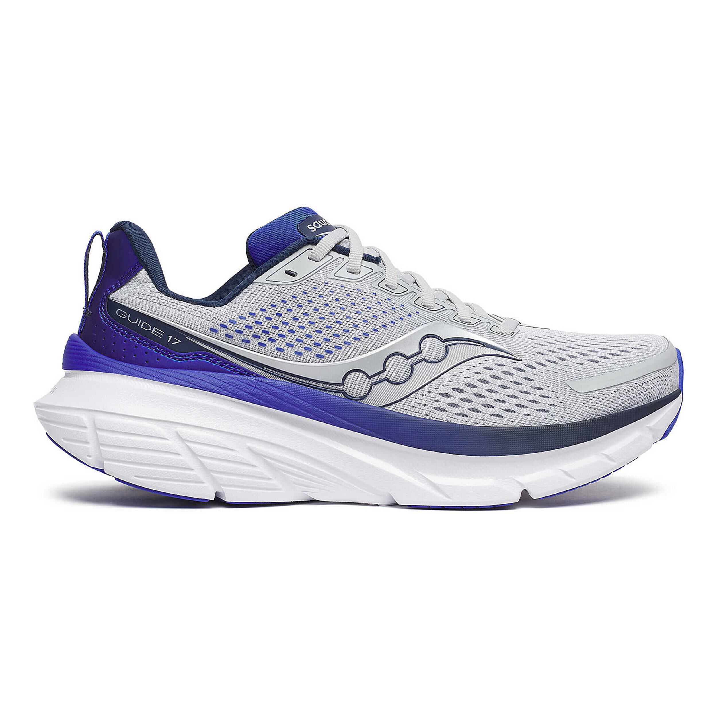 Saucony Guide 17 Stabilitatsschuh Herren Grau Dunkelblau online kaufen Running Point AT