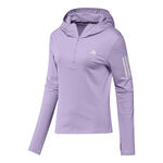 adidas Bekleidung adidas Own the Run Winter Half-Zip Laufshirt Damen-flieder