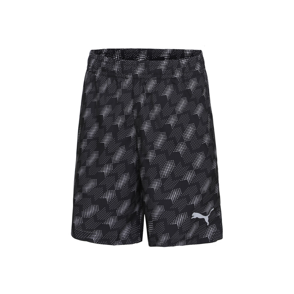 Puma Active Sports Woven AOP Shorts Kinder - Schwarz, Weiß, Größe XXL