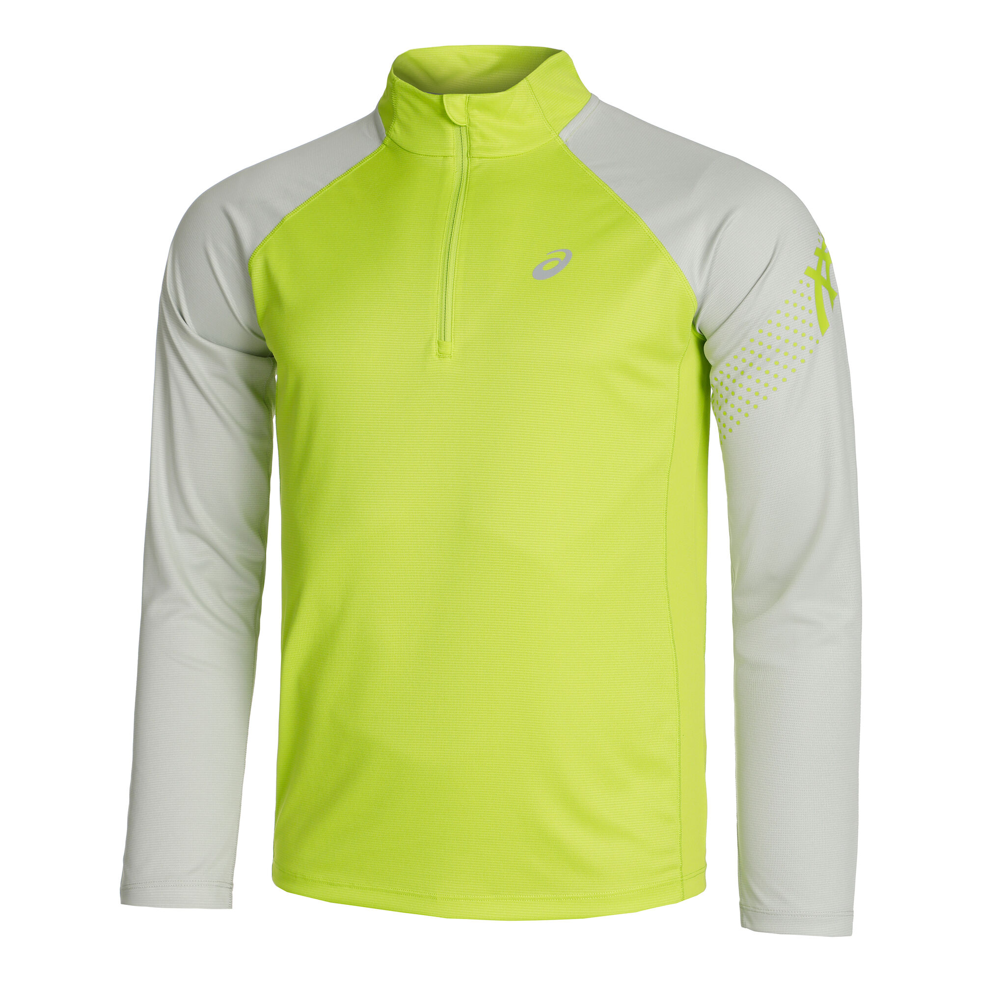 ASICS Icon Half-Zip Lauftop Herren Neongrün, Grau online kaufen | Running  Point AT