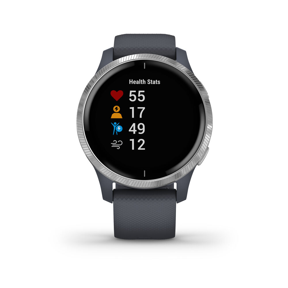 Garmin VENU Pulsuhr - Dunkelblau, Silber