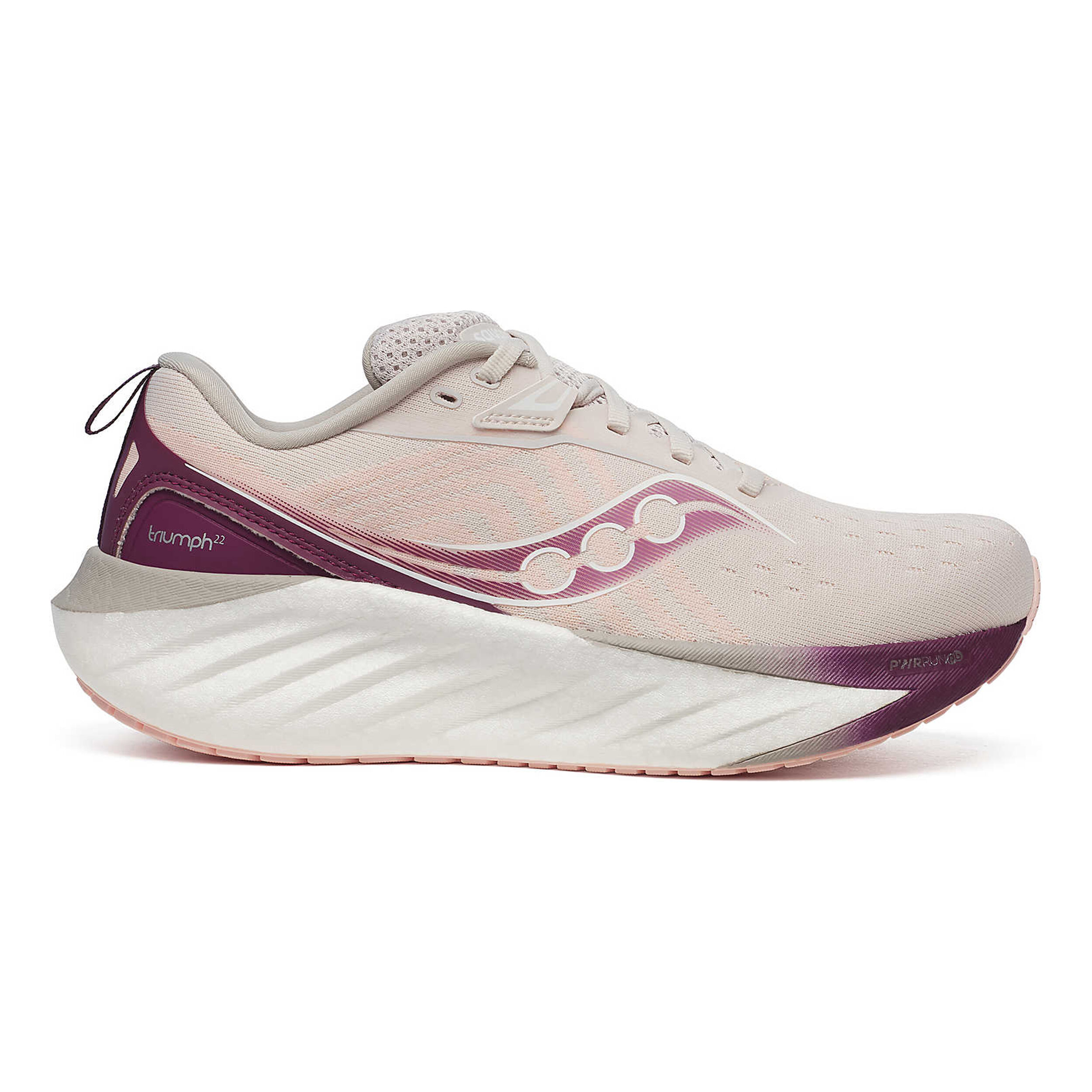 Saucony Triumph 22 Neutralschuh Damen WeiB Lila online kaufen Running Point AT