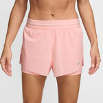 Nike Bekleidung Nike Swift 2in1 Short Laufshorts Damen-apricot