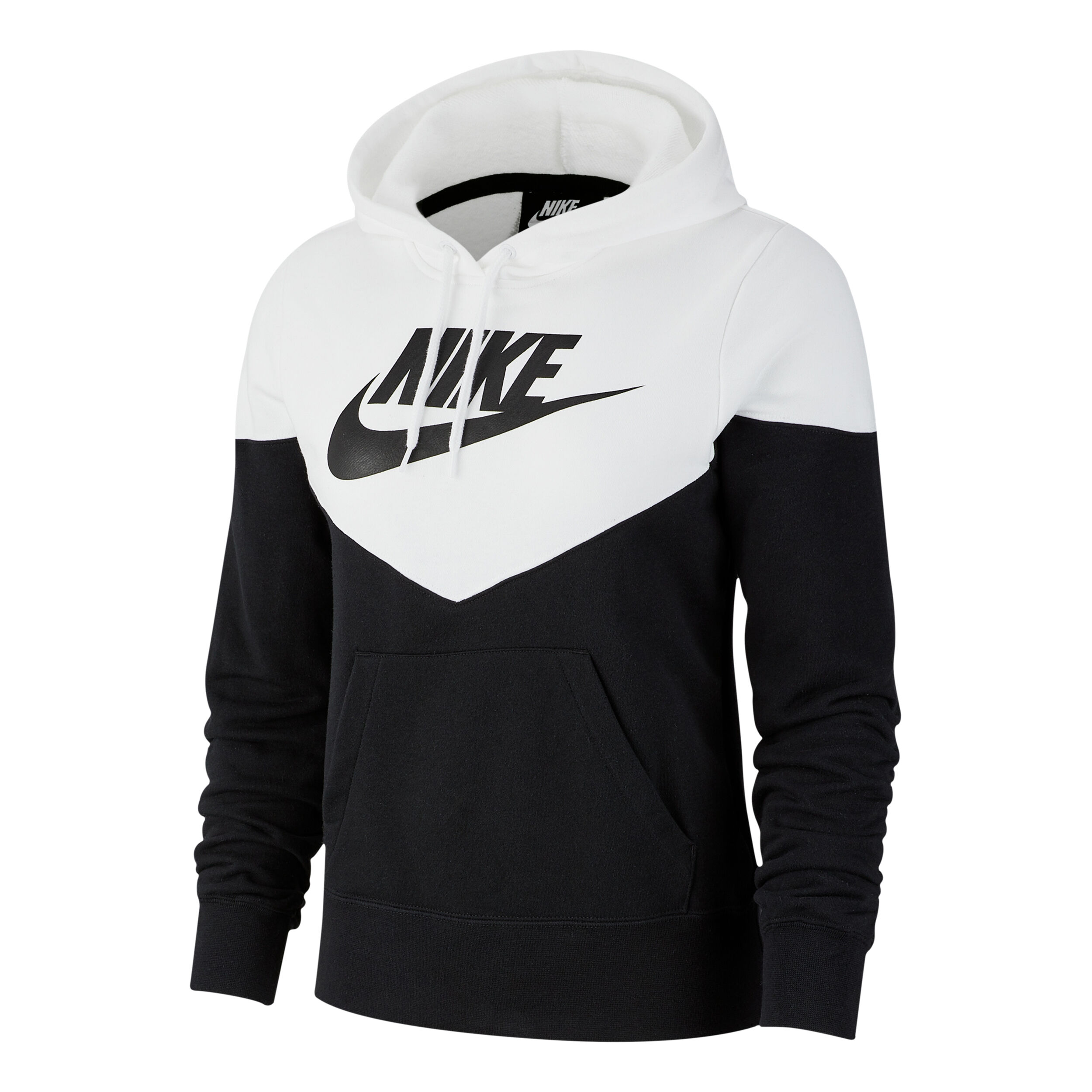 Nike Sportswear Heritage Hoody Damen Schwarz WeiB in GroBe XS online kaufen Running Point AT