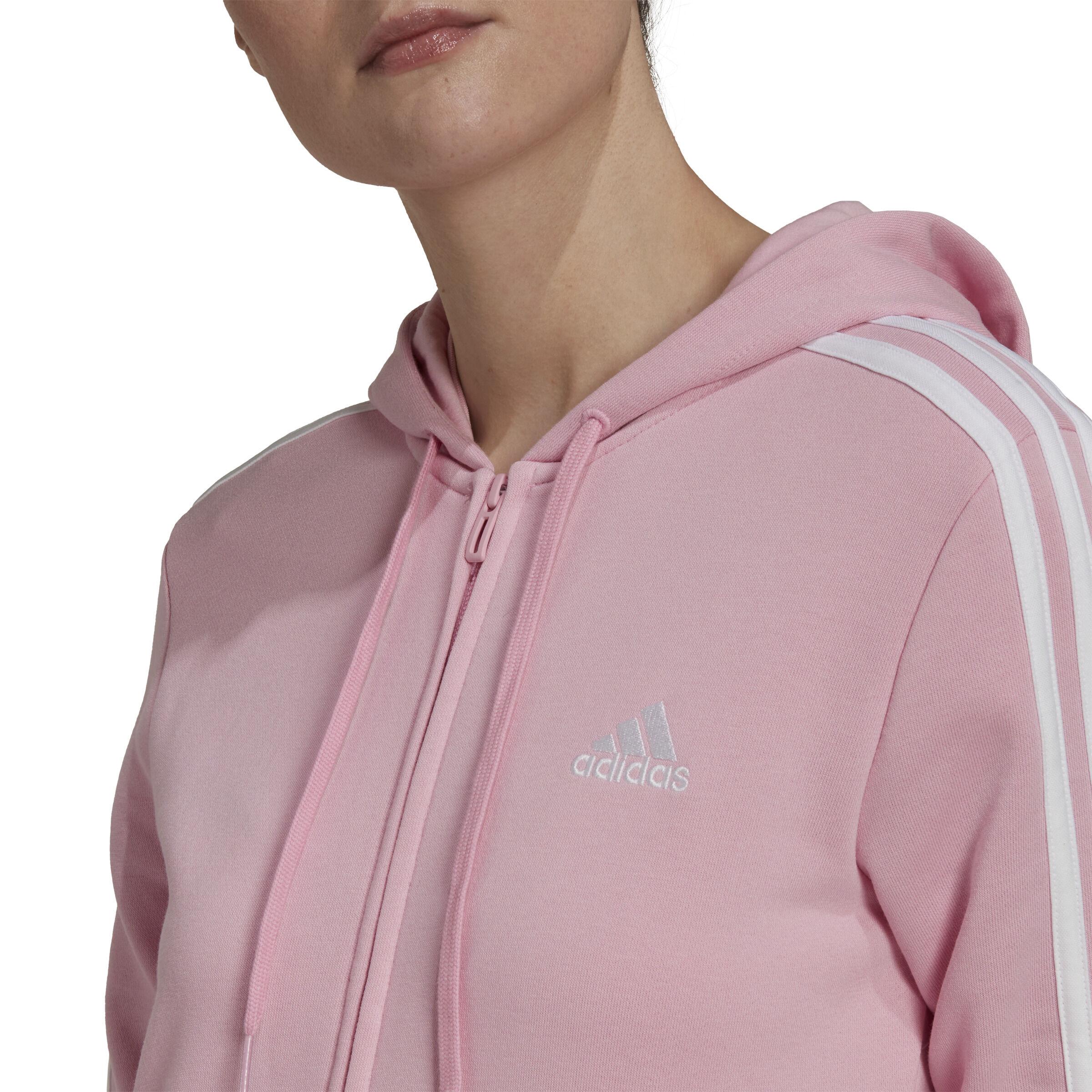 Adidas jacke rosa weiß discount