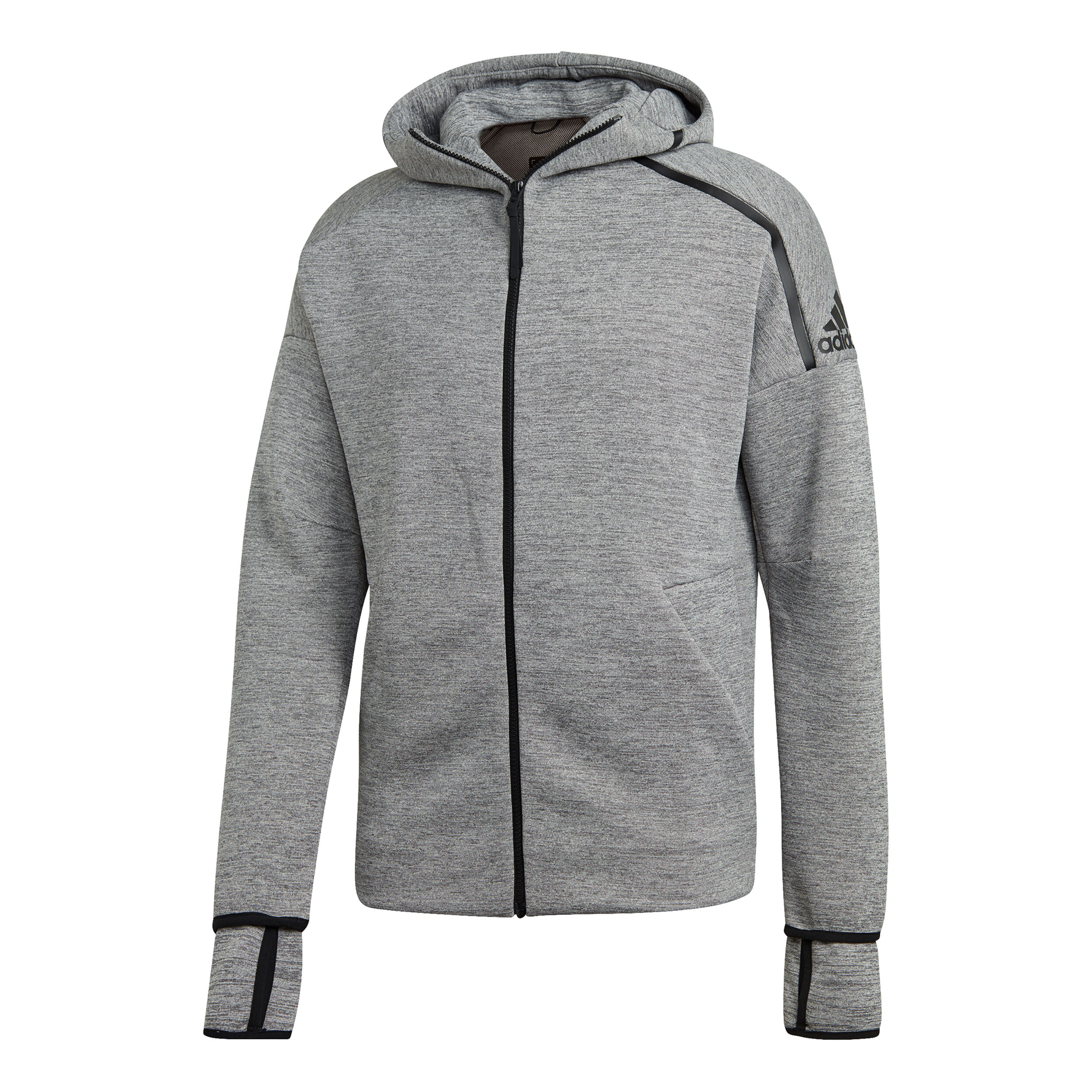 Z.N.E. Fast Release Zipper Sweatjacke Herren Grau Schwarz