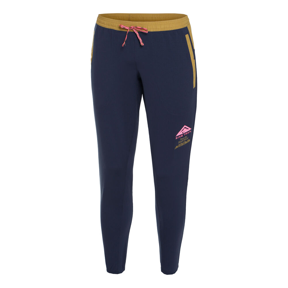 Nike Trail MB Laufhose Herren - Blau, Gelb, Größe L