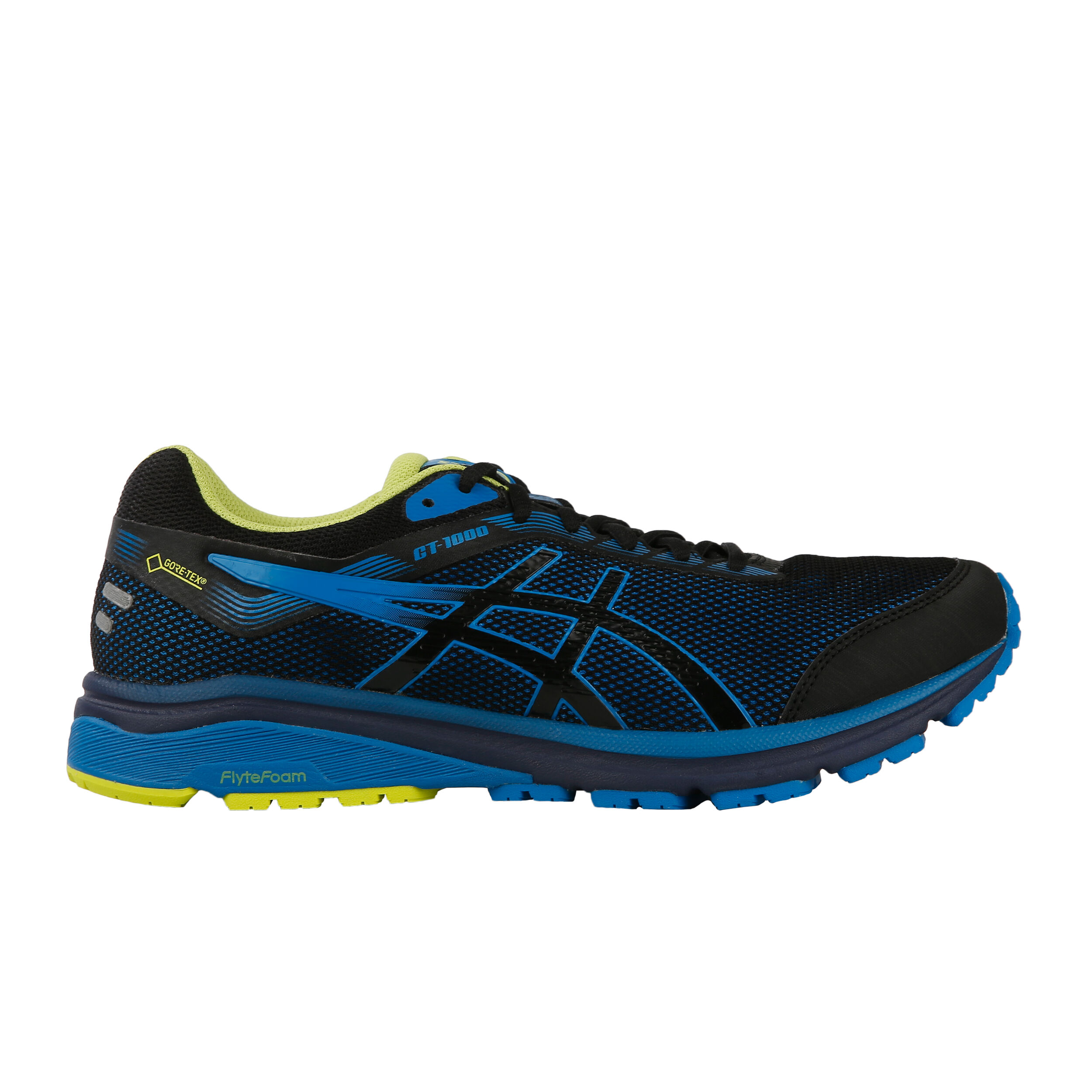 ASICS GT 1000 7 G TX Stabilitatsschuh Herren Schwarz Blau online kaufen Running Point AT