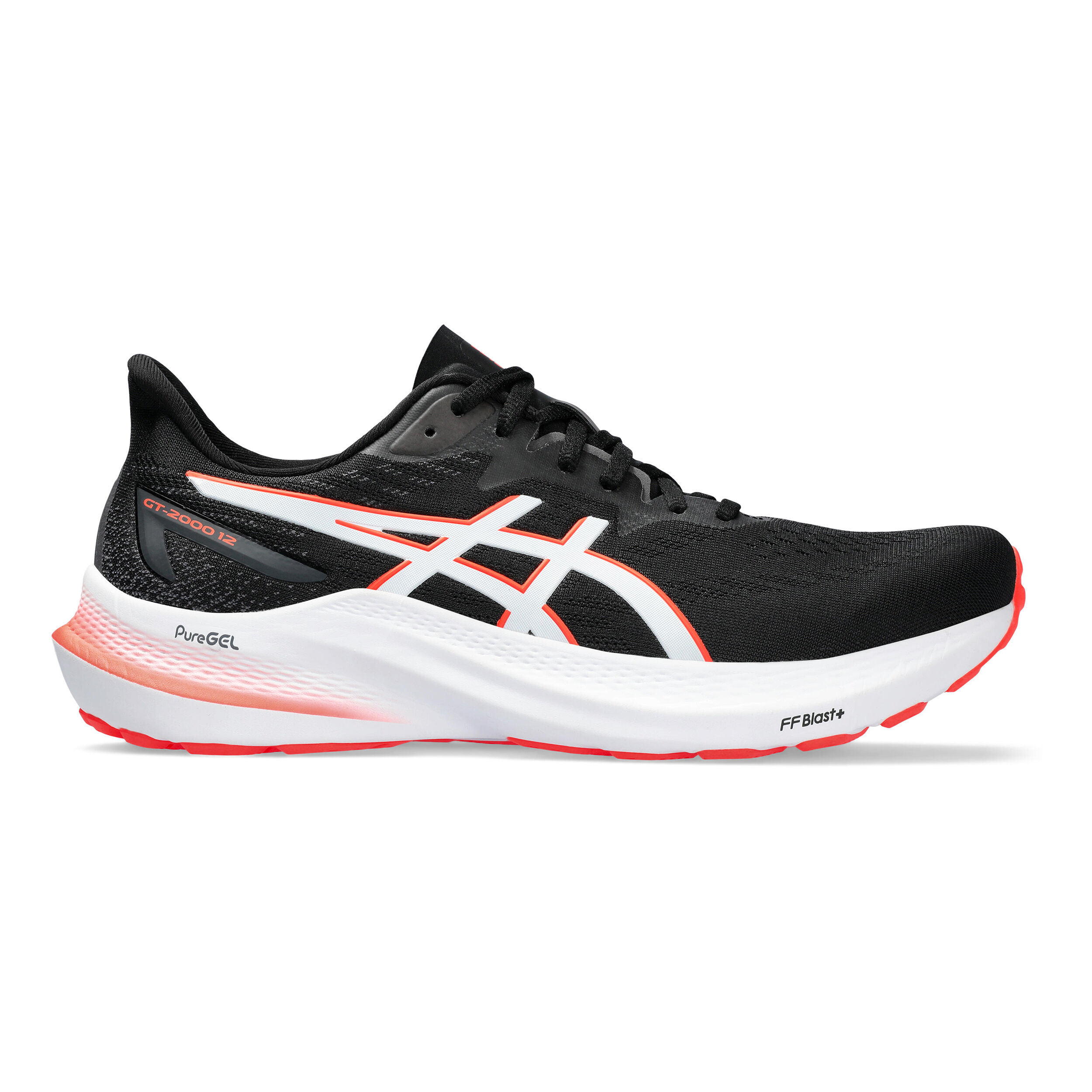 ASICS GT 2000 12 Stabilitatsschuh Herren Schwarz WeiB online kaufen Running Point AT